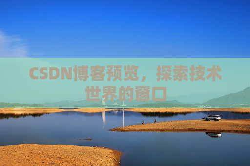CSDN博客预览，探索技术世界的窗口